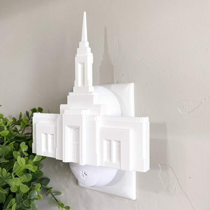 Elko Nevada Temple Wall Night Light