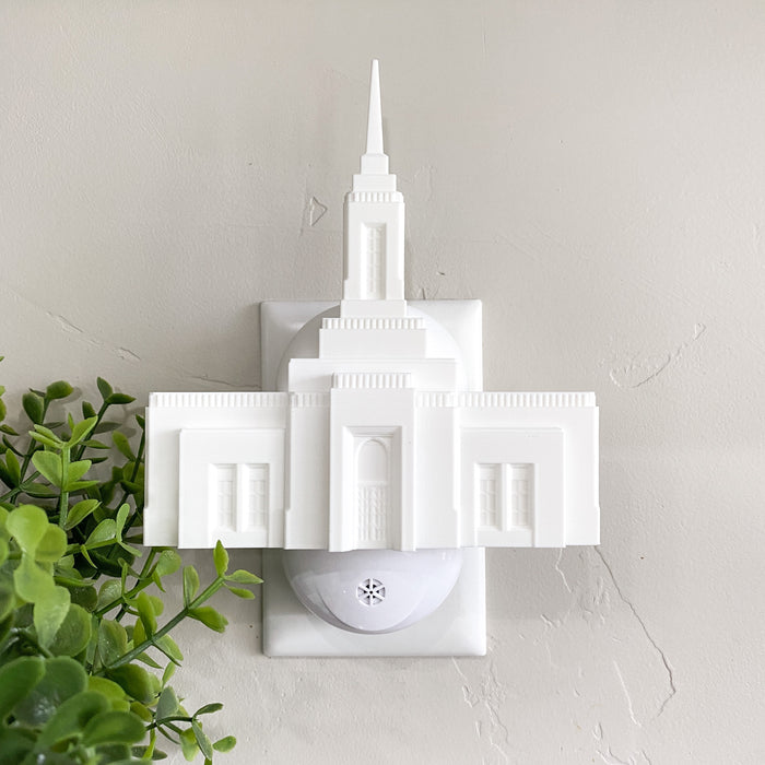 Elko Nevada Temple Wall Night Light