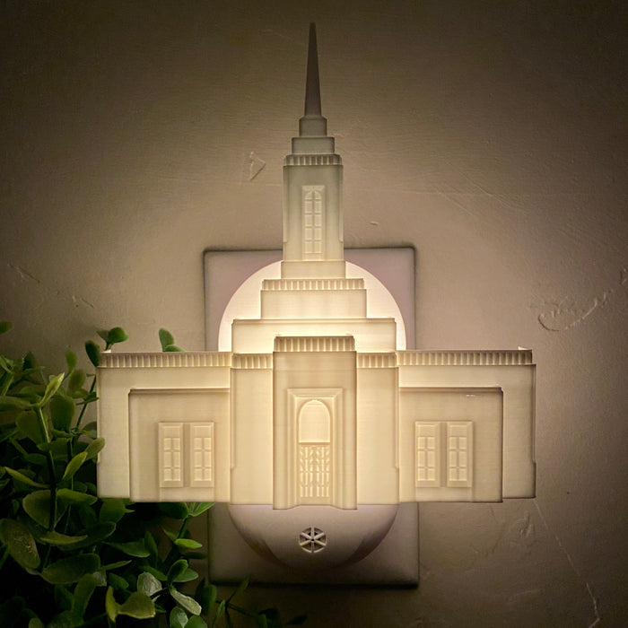 Elko Nevada Temple Wall Night Light