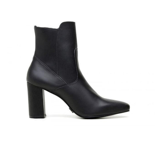 'Elza’ Women's High-Heeled Vegan Boot by Ahimsa - Black