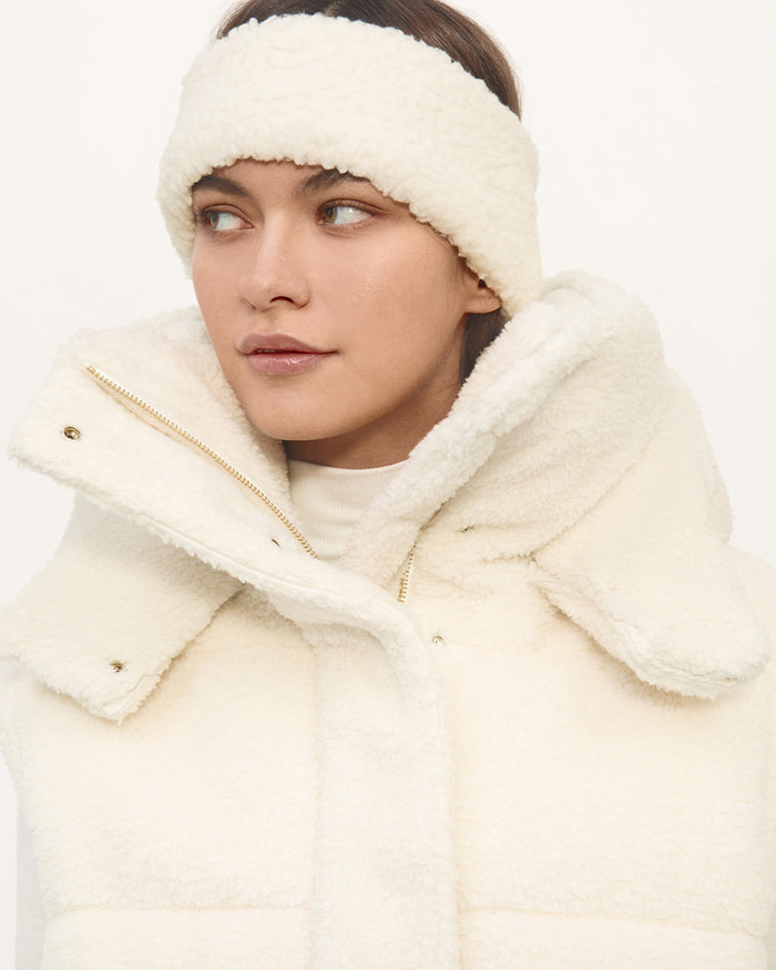 EMMY PUFFER VEST CREAM