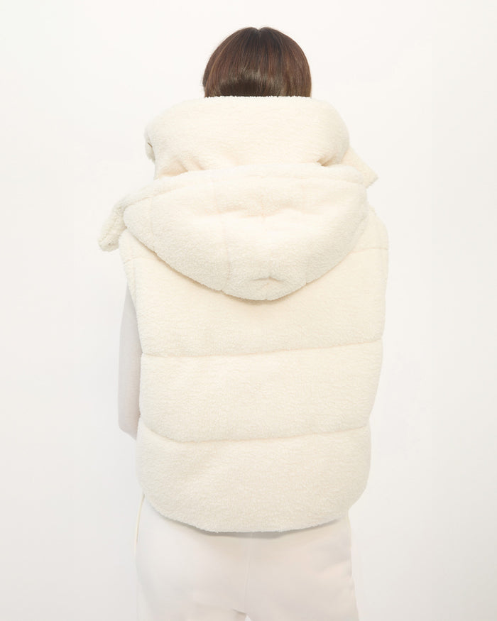 EMMY PUFFER VEST CREAM