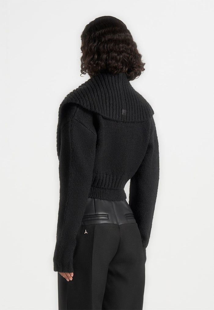 bandeau-with-shawl-cardigan-black
