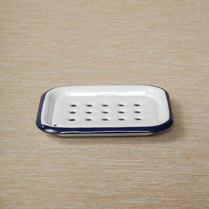 Enamel soap dish