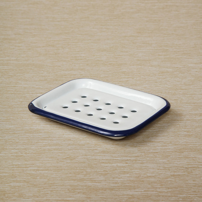 Enamel soap dish