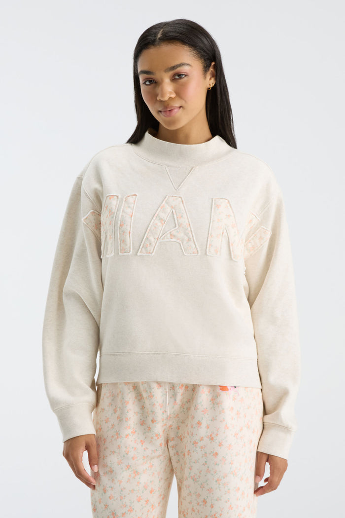 Fanatics Crew Neck - SWEET CITRUS HEATHER