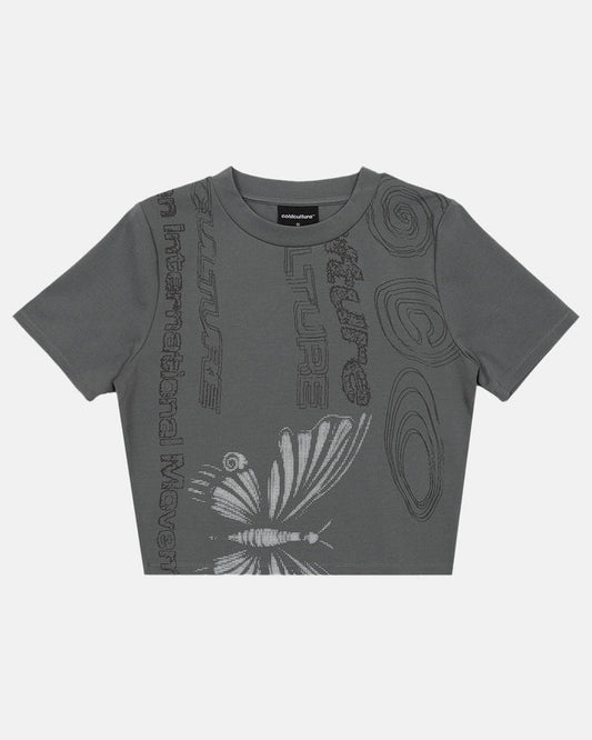 FLYING TEE HEAVY GREY - COLD CULTURE