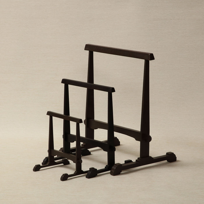 Frame Easel in dark stained teak