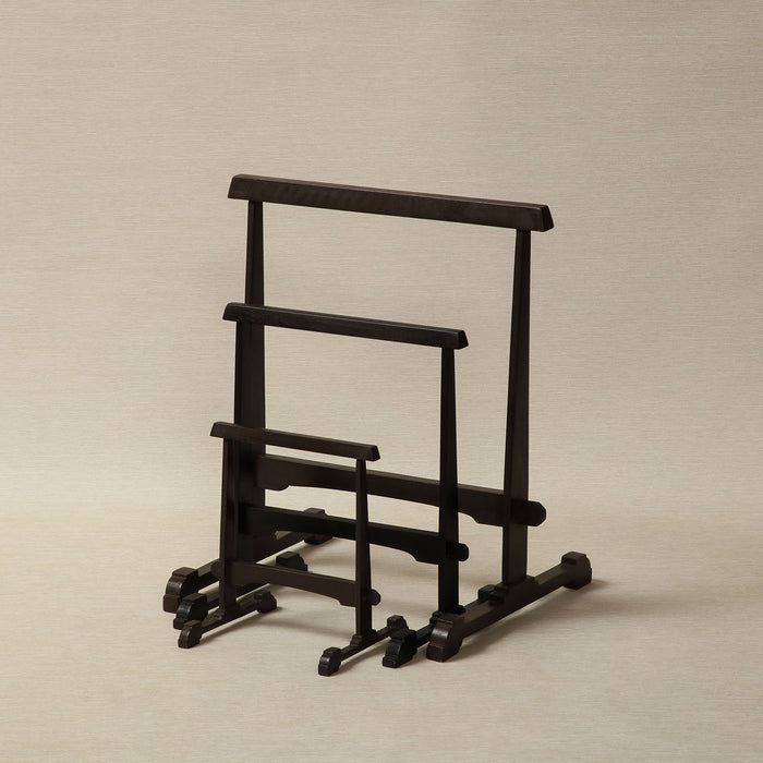 Frame Easel in dark stained teak