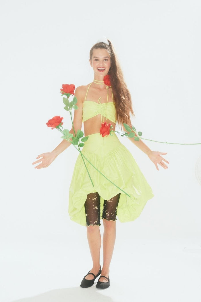 Eliza Faulkner Designs Inc. Tops Frankie Halter Top Green