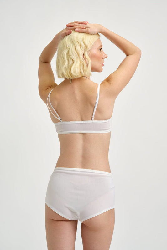 Eliza Faulkner Designs Inc. Pants Gemma Panty White Mesh