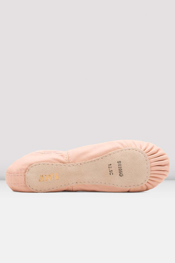 Girls Dansoft Leather Ballet Shoes