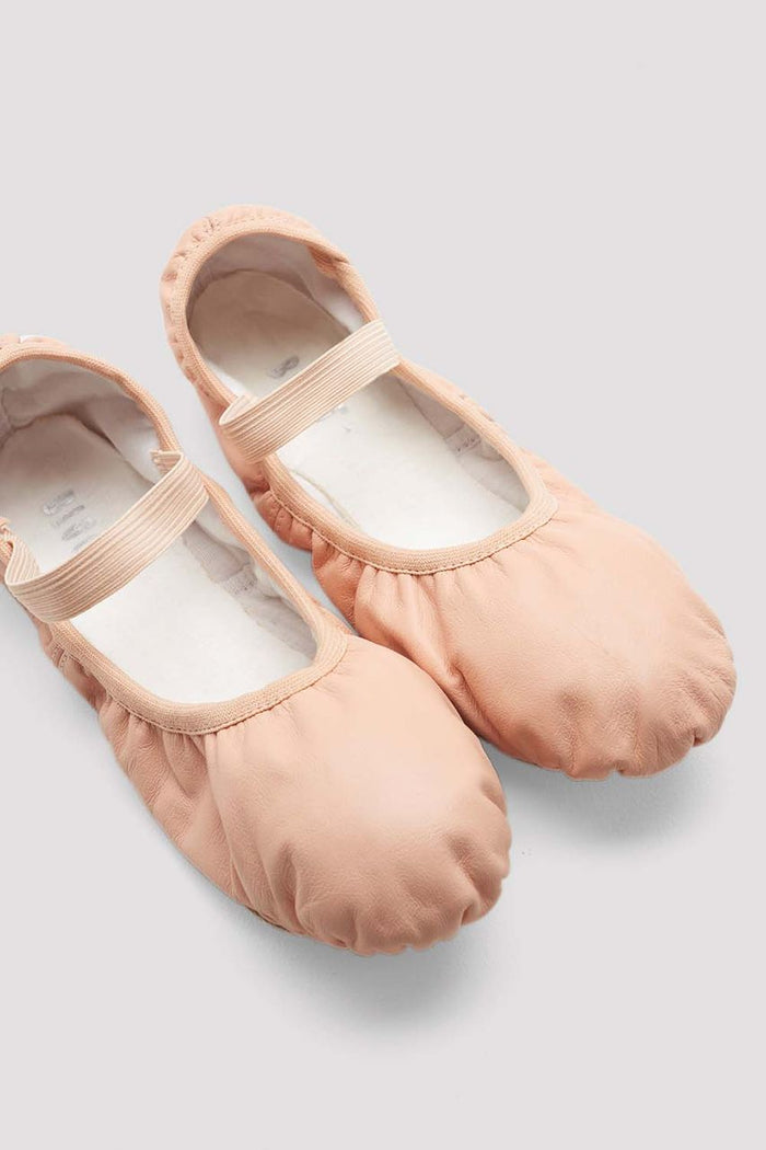 Girls Giselle Leather Ballet Shoes