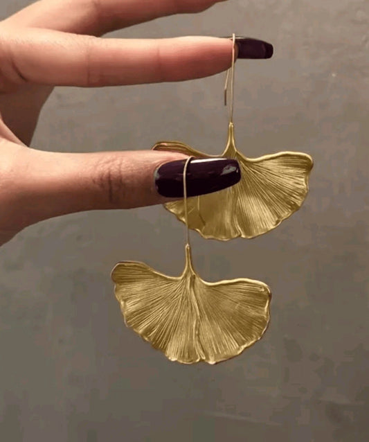 Gold Leaf Earrings