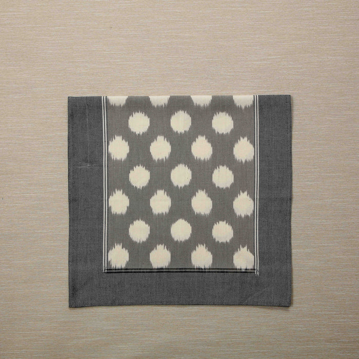 Grey Ikat Cloud Tea Towel