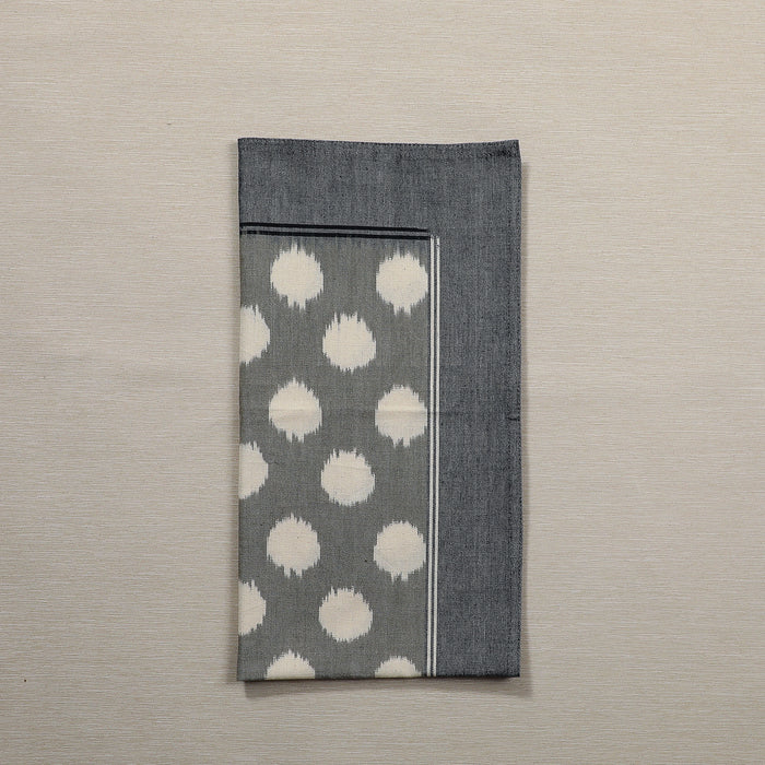 Grey Ikat Cloud Tea Towel