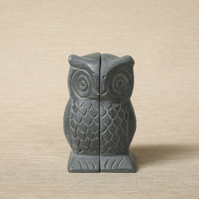 Grey owl greystone bookends