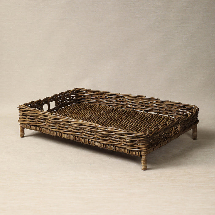 Grey Willow Woven Trays
