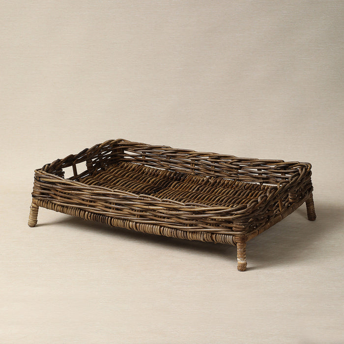 Grey Willow Woven Trays