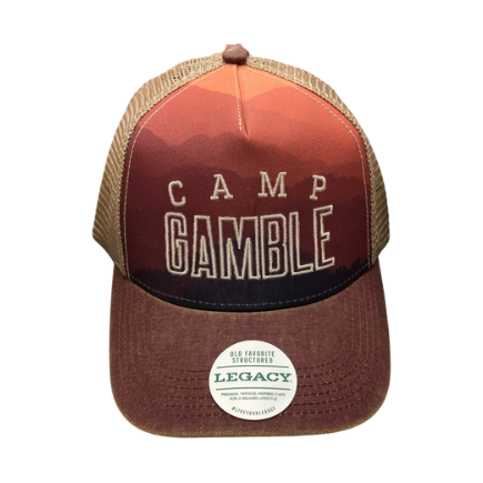 Hat - Camp Gamble Embroidered with Mountains