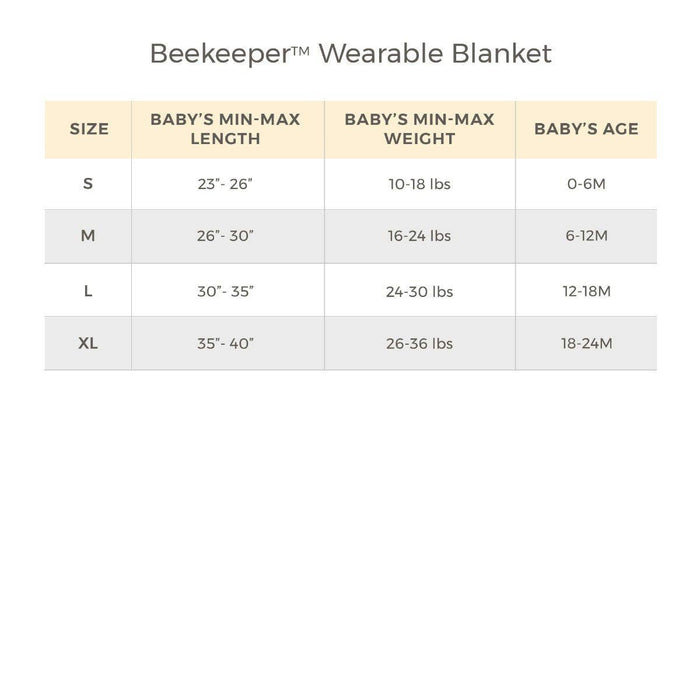 Hello Moon Organic Lightweight Beekeeper™ Wearable Baby Blanket