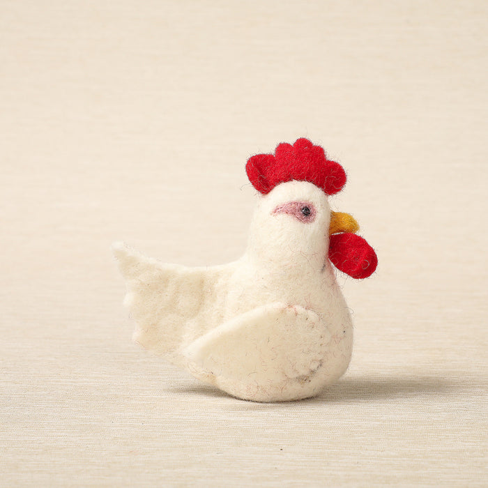 Hen finger puppet