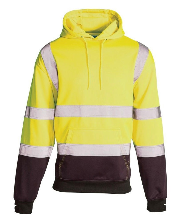Hi Vis 2 Tone Hooded Sweatshirt