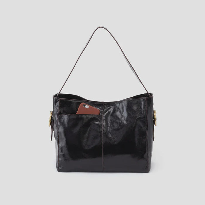 Hobo Render Shoulder Bag in Black
