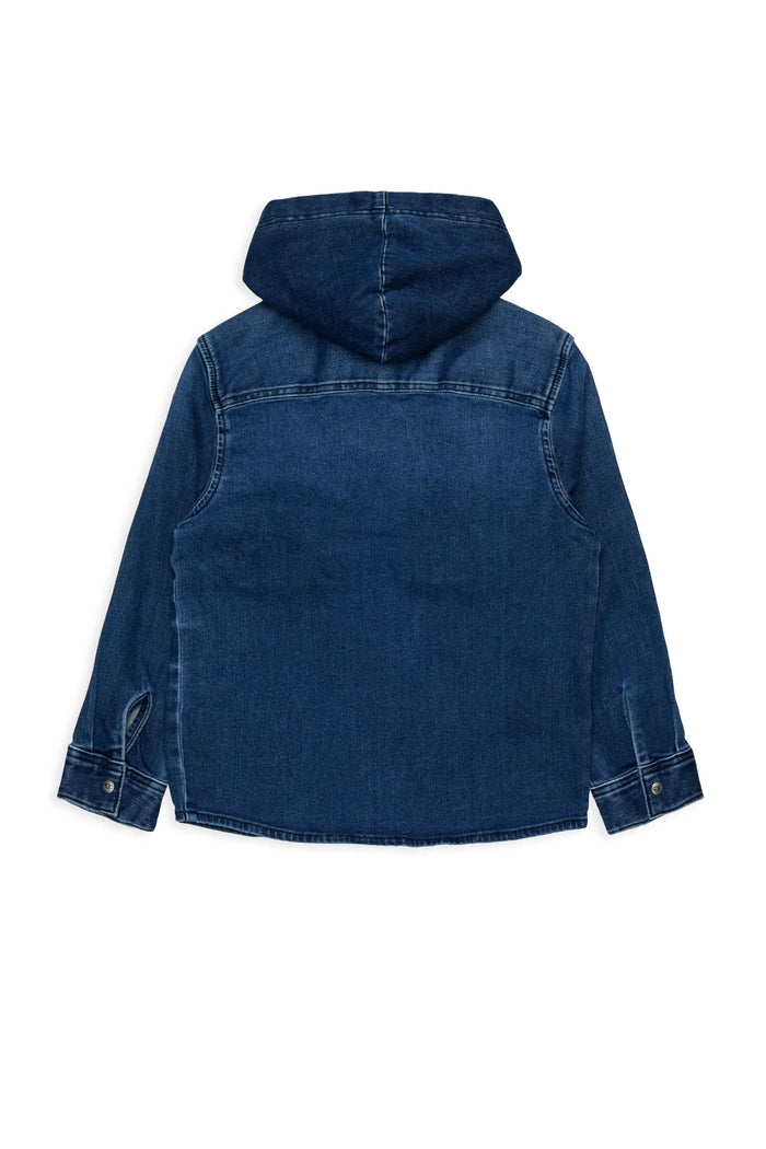 Hooded shirt in shadow-effect JoggJeans