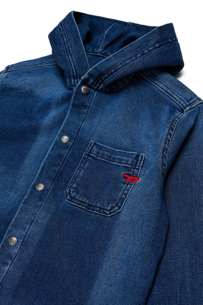 Hooded shirt in shadow-effect JoggJeans