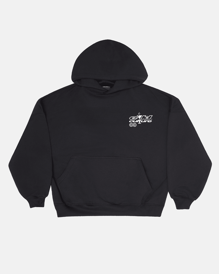 I SWEAR ITS WATER HOODIE BLACK - black graphic print hoodie, front view - Cold Culture