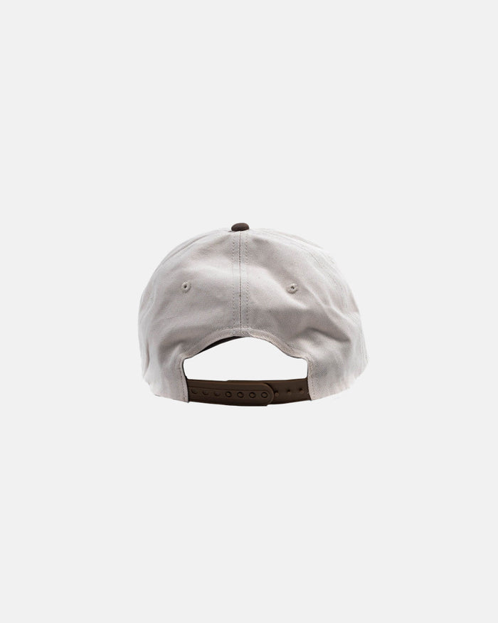 ITALIC STARS CAP IVORY WHITE/BROWN