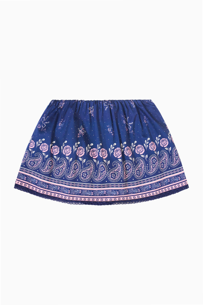 Jonie Bandana Print Mini Skort