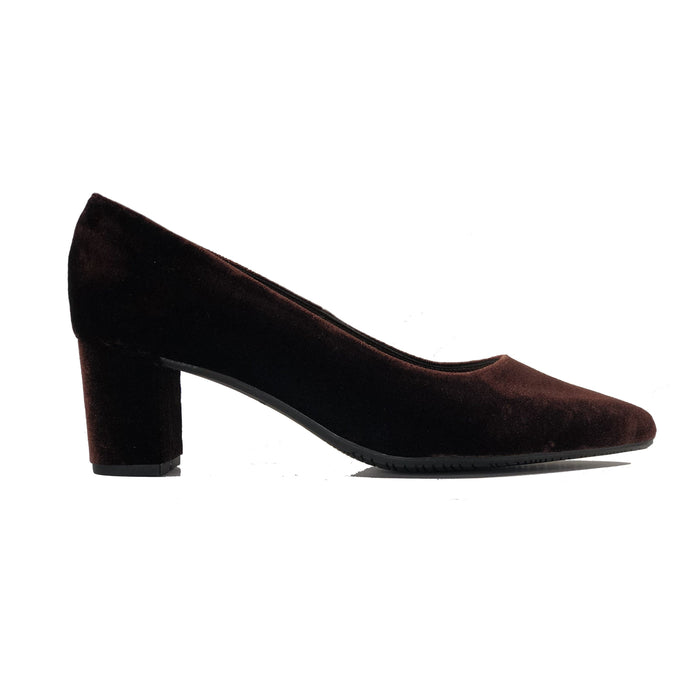 Joy vegan block heel pumps shoes