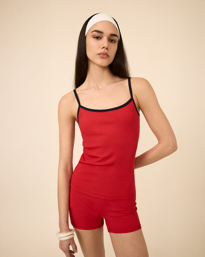 KALI BIKER SHORTS RED