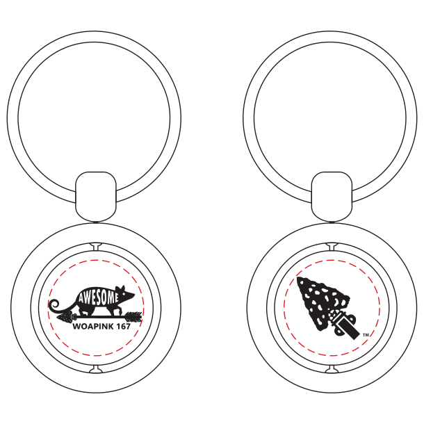 Keychain Woapink Lodge