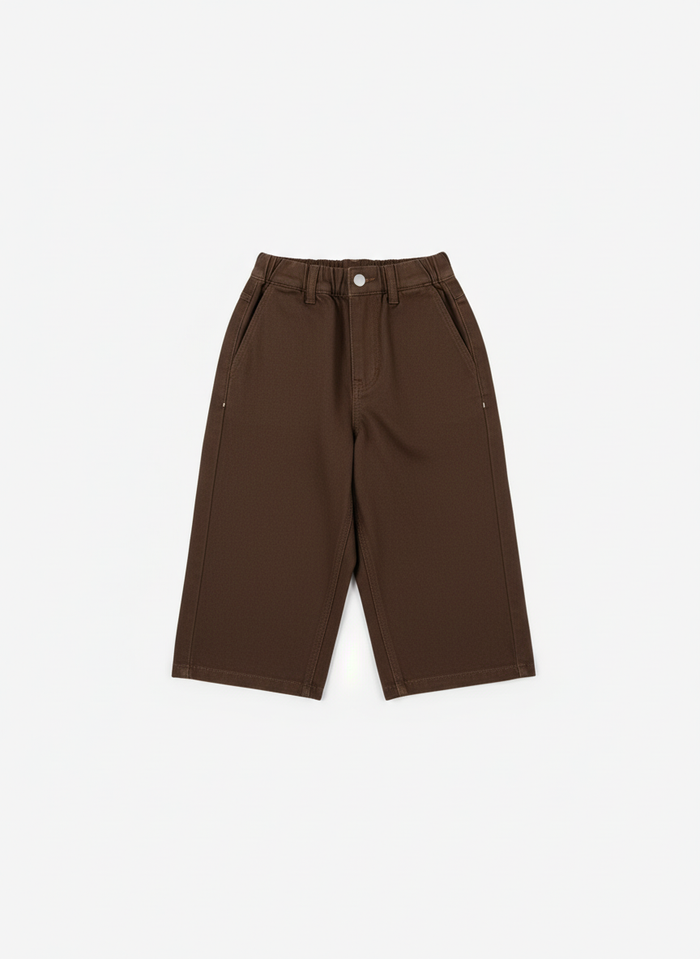 Kids Barrel Leg Jeans | Chocolate