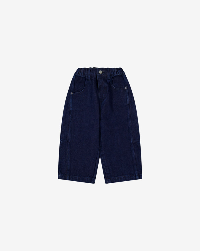 Kids Barrel Leg Jeans | Indigo Denim