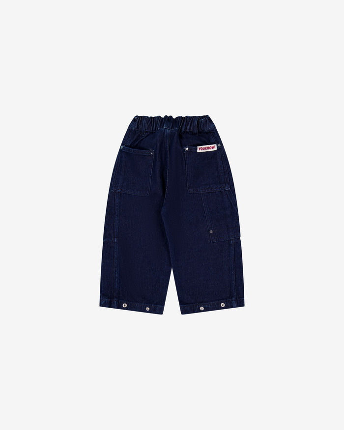 Kids Barrel Leg Jeans | Indigo Denim