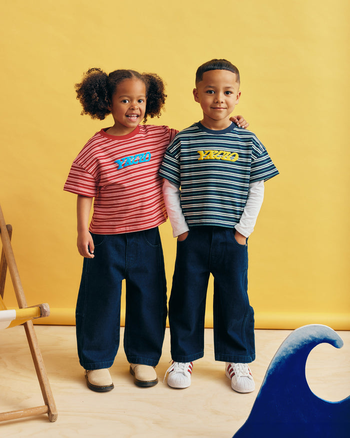 Kids Barrel Leg Jeans | Indigo Denim