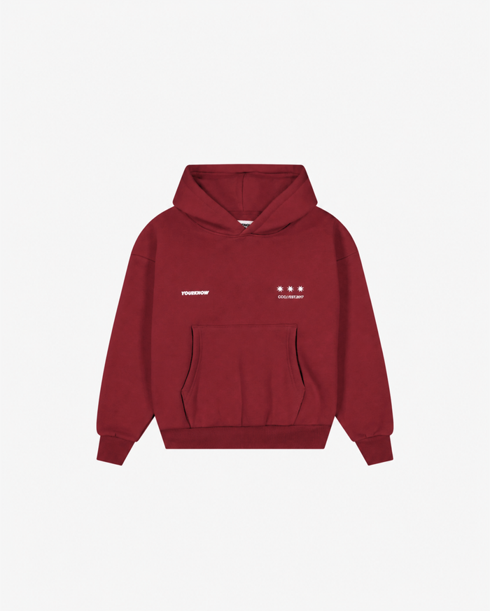 Kids Big Back Hoodie | Maroon