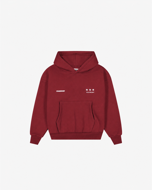 Kids Big Back Hoodie | Maroon