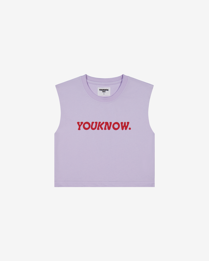 Kids Boxy Tank | Purple