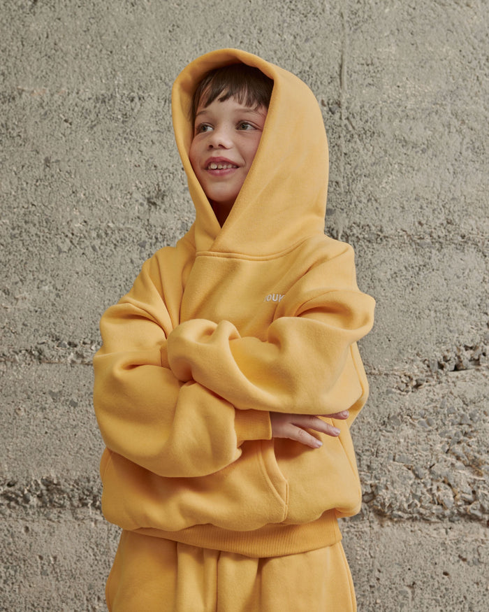 Kids Core Box Hoodie | Banana