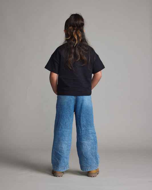 Kids Core Box Tee | Black