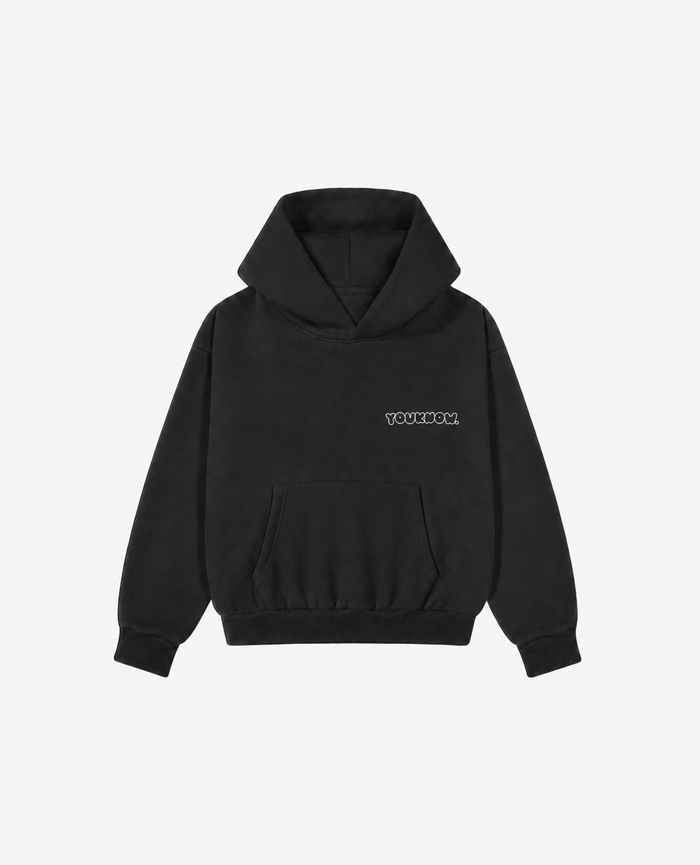 Kids Sunset Box Hoodie | Black