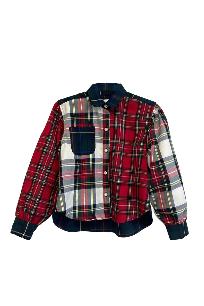 Eliza Faulkner Designs Inc. Shirts & Tops Kids Venti Shirt Plaid Combo