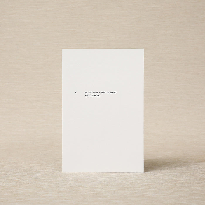 Kiss Note card
