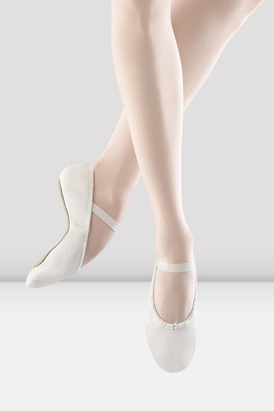 Ladies Dansoft Leather Ballet Shoes