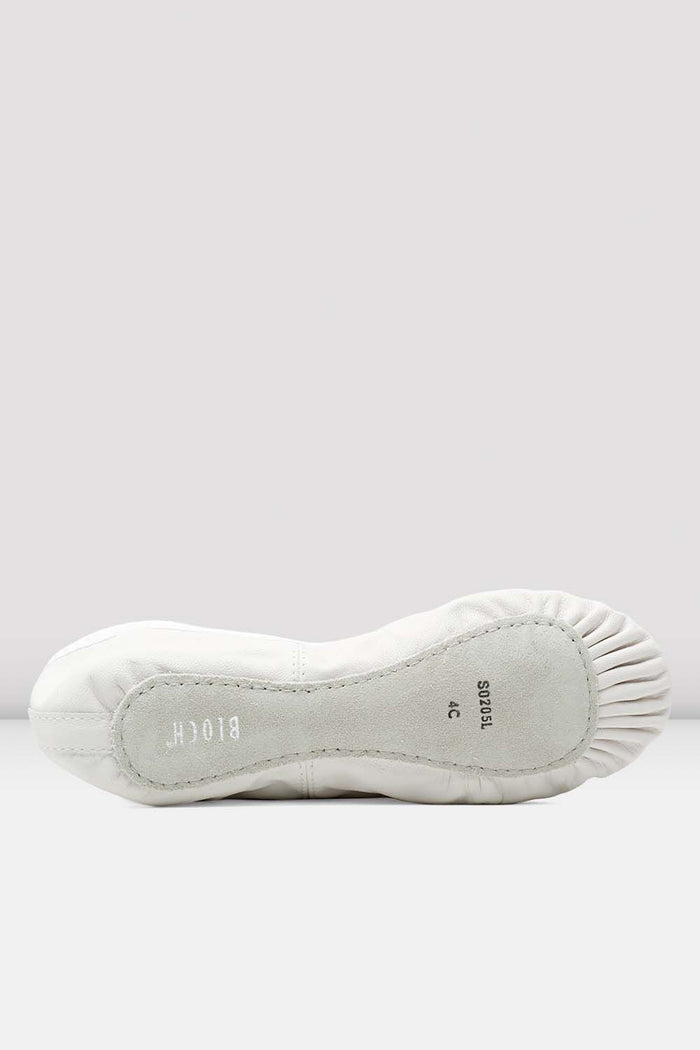 Ladies Dansoft Leather Ballet Shoes